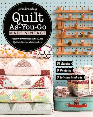 Book Quilt As-You-Go Made Vintage Jera Brandvig