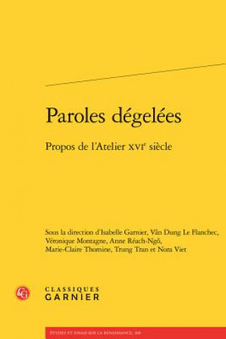 Книга FRE-PAROLES DEGELEES Isabelle Garnier