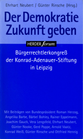Boek Der Demokratie Zukunft geben Ehrhart Neubert