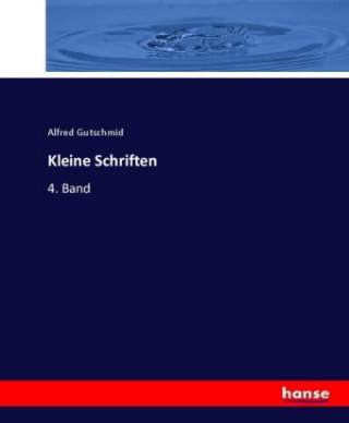Livro Kleine Schriften Alfred Gutschmid