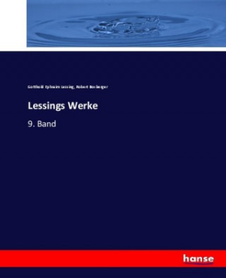 Knjiga Lessings Werke Gotthold Ephraim Lessing