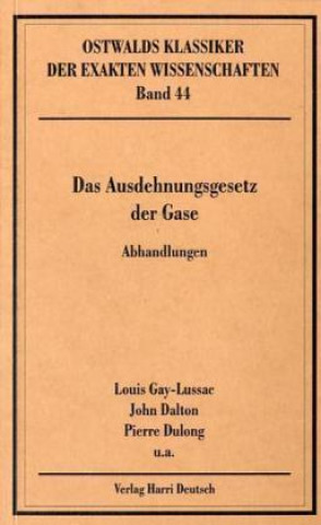 Kniha Das Ausdehnungsgesetz der Gase Wilhelm Ostwald
