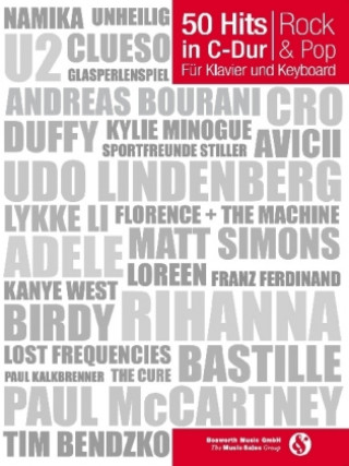 Libro 50 Hits in C-Dur für Klavier und Keyboard Rock & Pop Bosworth Music