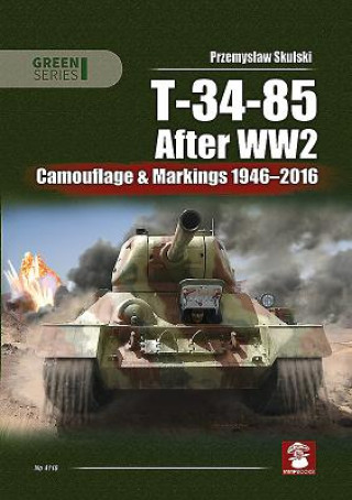 Könyv T-34-85 After WW2 Przemys& Skulski