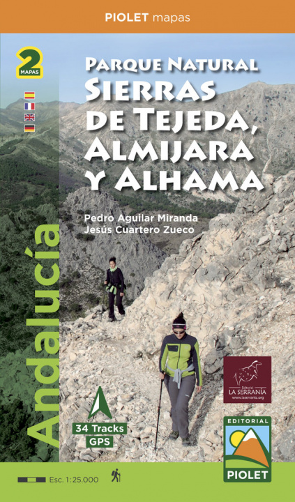 Carte Parque Natural Sierras de Tejeda, Almijara y Alhama 