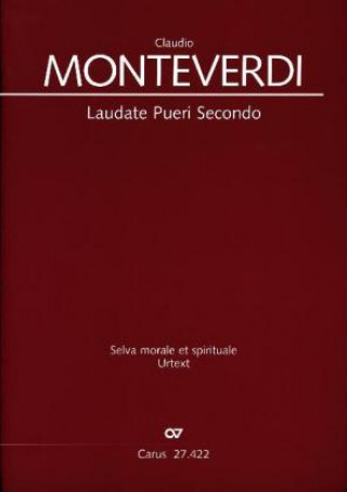 Materiale tipărite Laudate pueri, Partitur. Bd.2 Claudio Monteverdi