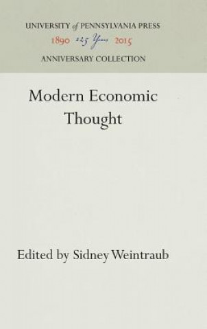 Kniha Modern Economic Thought Sidney Weintraub