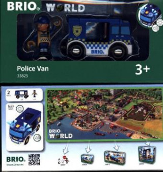 Hra/Hračka 33825 BRIO Polizeiwagen mit Licht und Sound BRIO®