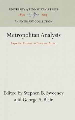 Boek Metropolitan Analysis Stephen B. Sweeney