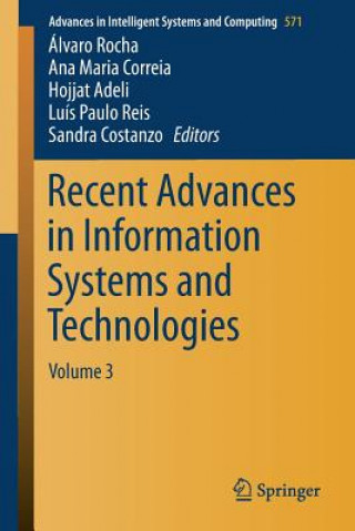 Książka Recent Advances in Information Systems and Technologies Álvaro Rocha