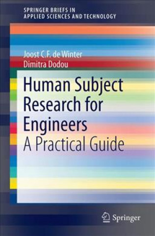 Książka Human Subject Research for Engineers Joost C. F. de Winter