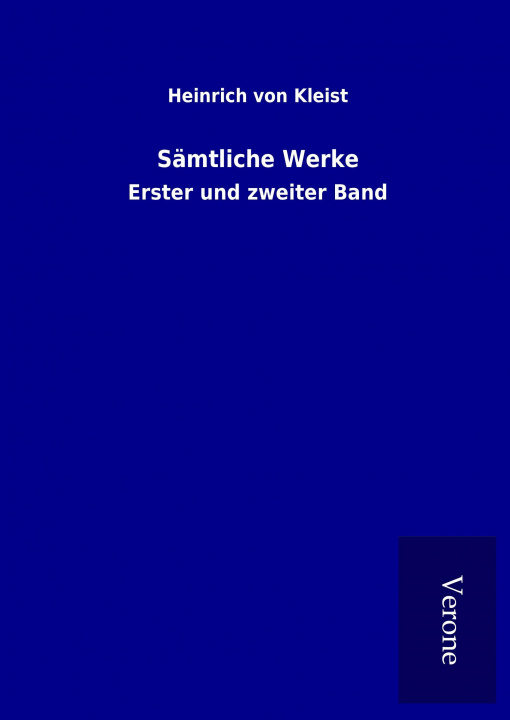 Livre Sämtliche Werke Heinrich von Kleist