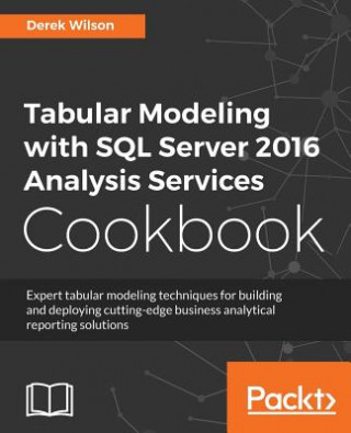 Kniha Tabular Modeling with SQL Server 2016 Analysis Services Cookbook Derek Wilson