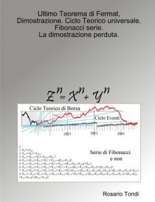 Book Ultimo Teorema di Fermat, Dimostrazione. Ciclo Teorico universale. Fibonacci serie. Rosario Tondi