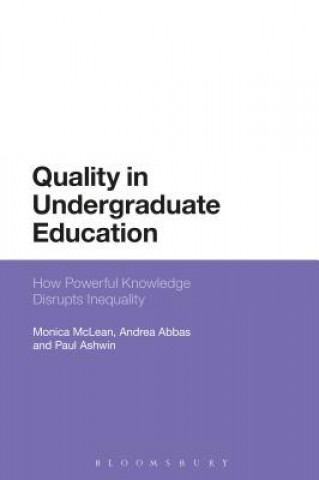 Kniha Quality in Undergraduate Education McLean