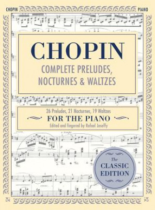 Kniha Complete Preludes, Nocturnes & Waltzes FREDERIC CHOPIN