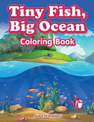 Knjiga Tiny Fish, Big Ocean Coloring Book JUPITER KIDS