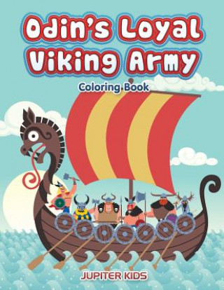 Książka Odin's Loyal Viking Army Coloring Book JUPITER KIDS