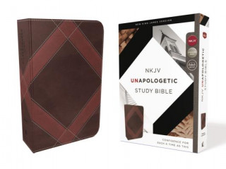 Kniha NKJV, Unapologetic Study Bible, Leathersoft, Brown, Red Letter Emmanuel Foundation