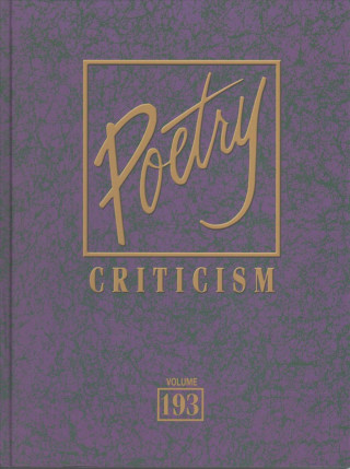 Kniha Poetry Criticism Gale Cengage Learning