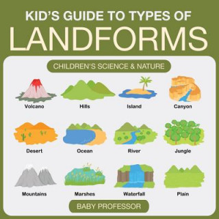 Könyv Kid's Guide to Types of Landforms - Children's Science & Nature Baby Professor