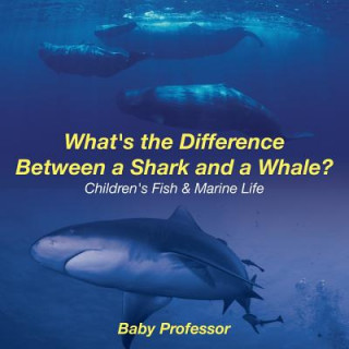 Kniha What's the Difference Between a Shark and a Whale? Children's Fish & Marine Life Baby Professor