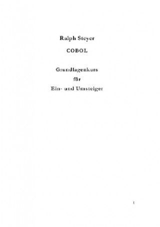 Книга COBOL Ralph Steyer
