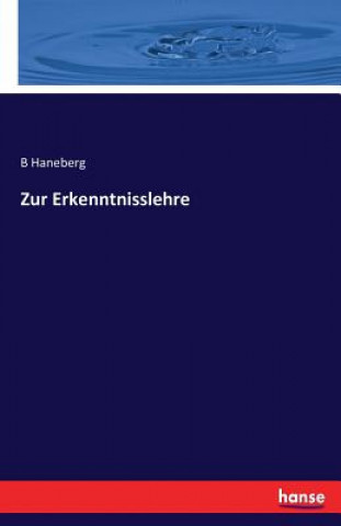 Boek Zur Erkenntnisslehre B Haneberg