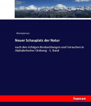 Carte Neuer Schauplatz der Natur Heinrich Preschers