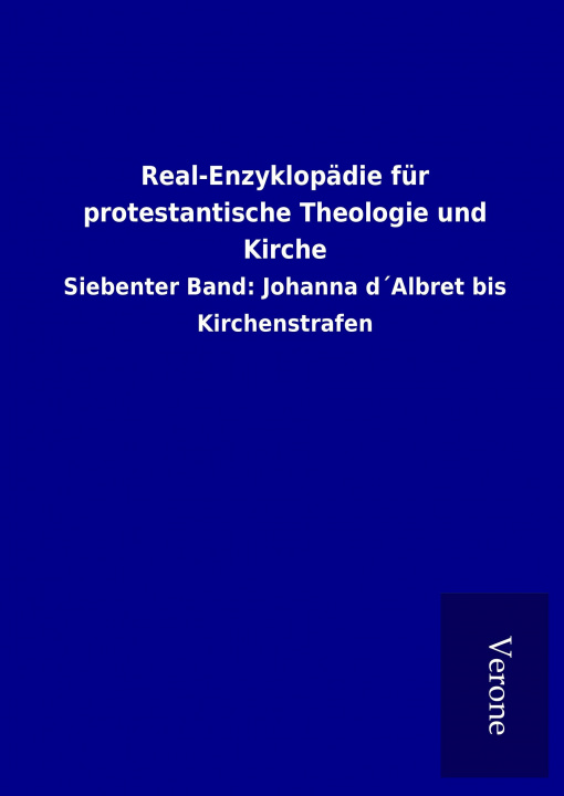 Kniha Real-Enzyklopädie für protestantische Theologie und Kirche ohne Autor