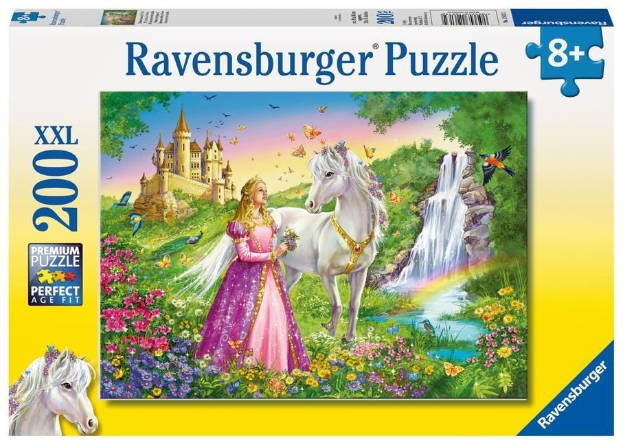 Joc / Jucărie Prinzessin mit Pferd. Puzzle 200 Teile XXL 