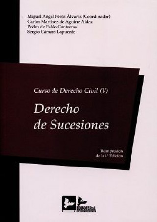 Könyv CURSO DERECHO CIVIL V: DERECHO DE SUCESIONES 