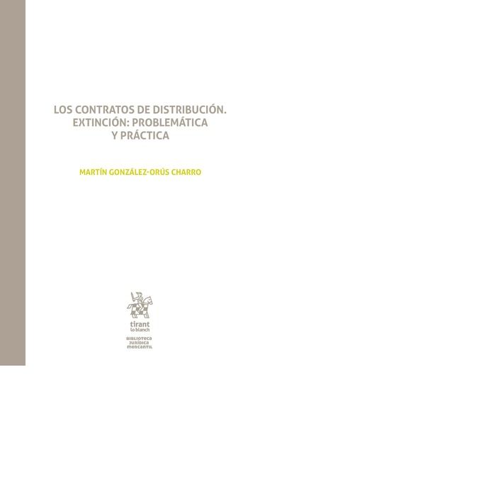 Buch Los Contratos de Distribución. Extinción: Problemática y Práctica 