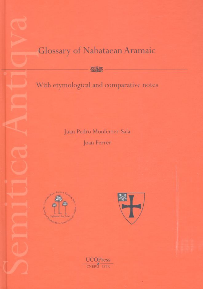 Kniha A glossary of nabatean aramaic, with etymological notes 