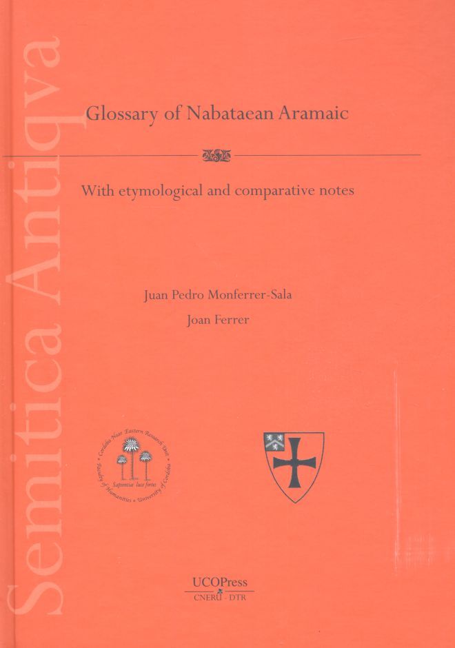 Книга A glossary of nabatean aramaic, with etymological notes 