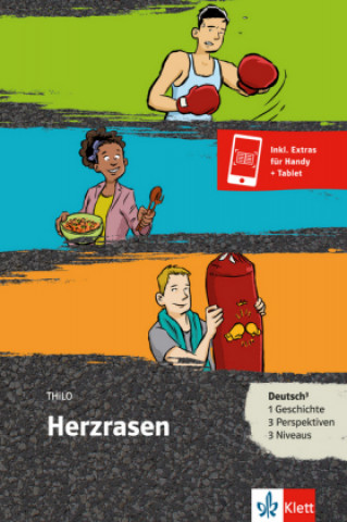 Boek Herzrasen - Buch + Online Angebot (A1-A2) Thilo