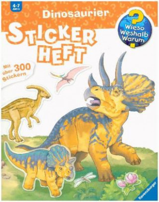 Könyv Wieso? Weshalb? Warum? Stickerheft:  Dinosaurier Stefan Richter