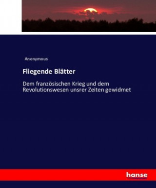 Kniha Fliegende Blätter Heinrich Preschers