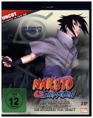Videoclip Naruto Shippuden - Der vierte große Shinobi Weltkrieg - Die Rückkehr von Team 8. Staffel.17, 2 Blu-ray Hayato Date