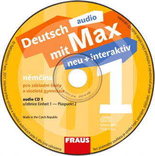 Hanganyagok Deutsch mit Max neu + interaktiv 1 CD Jana Tvrzníková