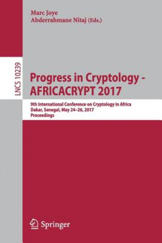 Boek Progress in Cryptology - AFRICACRYPT 2017 Marc Joye