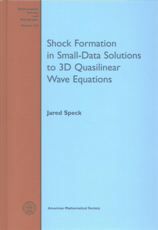 Knjiga Shock Formation in Small-Data Solutions to 3D Quasilinear Wave Equations Jared Speck