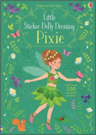 Book Little Sticker Dolly Dressing Pixie Fiona Watt