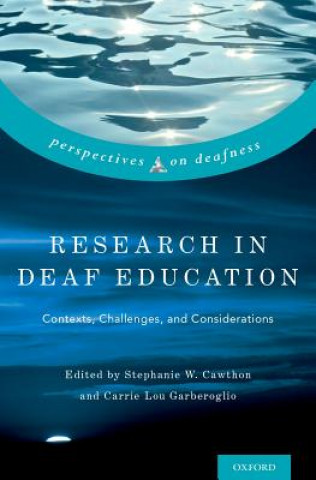 Kniha Research in Deaf Education Stephanie Cawthon
