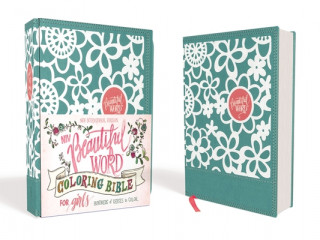 Kniha NIV, Beautiful Word Coloring Bible for Girls, Leathersoft over Board, Teal Zondervan