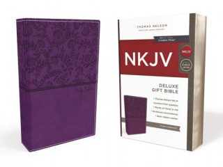 Książka NKJV, Deluxe Gift Bible, Leathersoft, Purple, Red Letter, Comfort Print Thomas Nelson