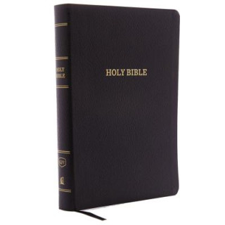 Carte KJV, Reference Bible, Center-Column Giant Print, Bonded Leather, Black, Thumb Indexed, Red Letter Edition, Comfort Print Thomas Nelson