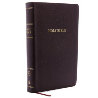Book KJV Holy Bible, Personal Size Giant Print Reference Bible, Burgundy Bonded Leather, 43,000 Cross References, Red Letter, Comfort Print: King James Ver Thomas Nelson