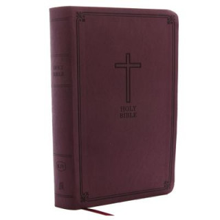 Kniha KJV Holy Bible, Personal Size Giant Print Reference Bible, Burgundy Leathersoft, 43,000 Cross References, Red Letter, Comfort Print: King James Versio Thomas Nelson