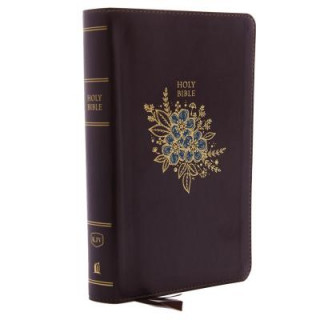 Carte KJV Holy Bible, Personal Size Giant Print Reference Bible, Deluxe Burgundy Leathersoft, Thumb Indexed, 43,000 Cross References, Red Letter, Comfort Pr Thomas Nelson